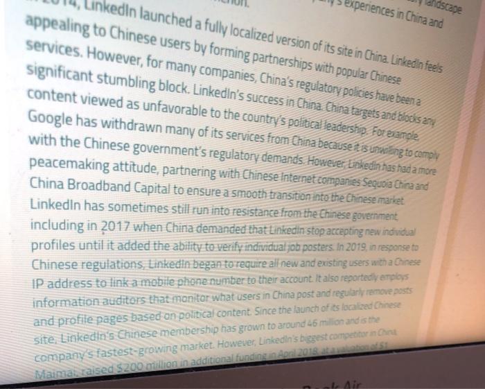 Q3 Case Study (10 marks) Read the following case