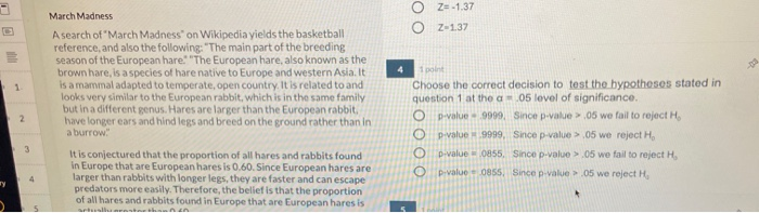 1 1 State the appropriate null and alternative