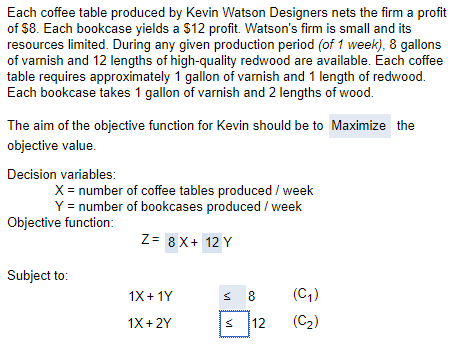 Each coffee table produced by Kevin Watson