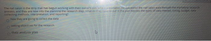 The nail salon in the strip mall has begun