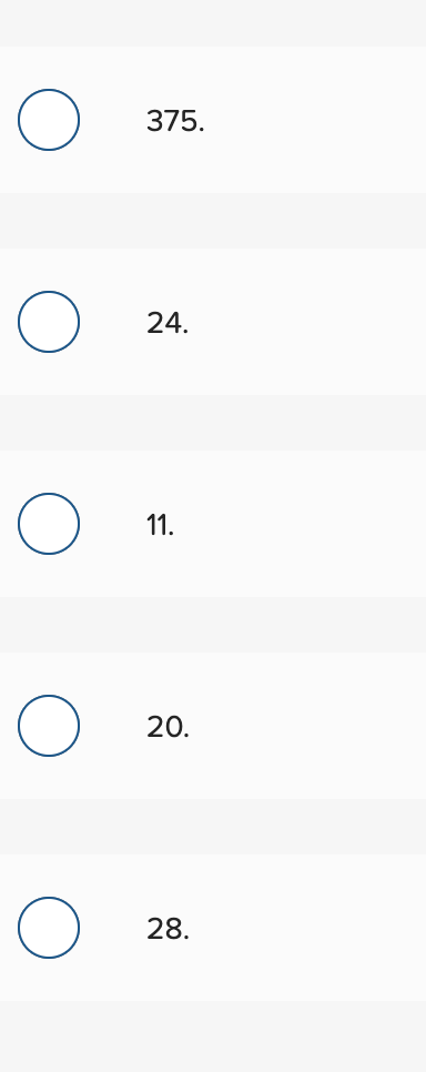 In the basic EOQ model, if annual demand is 50,