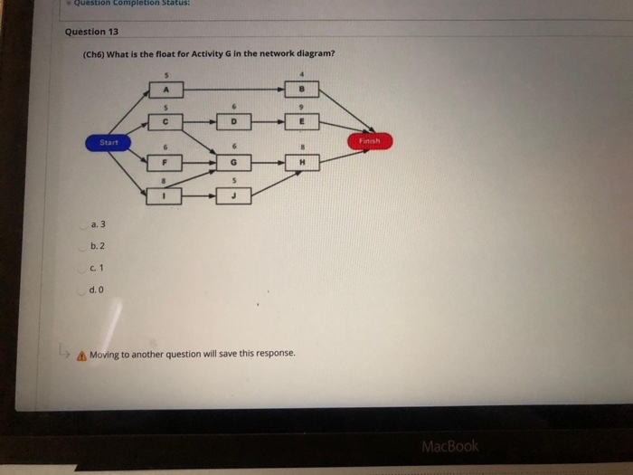 Question completion Status: Question 13 (Ch6)
