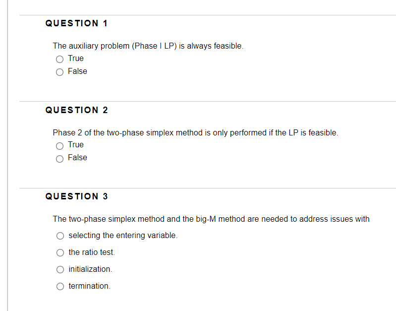 Please answer all problems. QUESTION 1 The