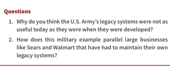 Questions 1. Why do you think the U.S. Army's