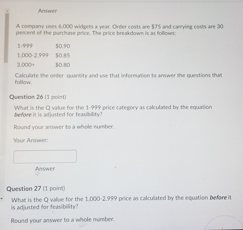please help studying for exam Answer A company
