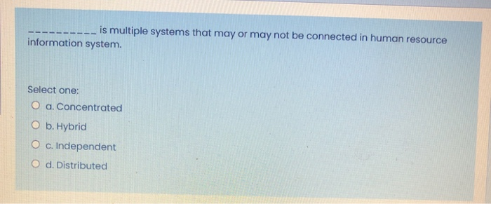 is multiple systems that may or may not be