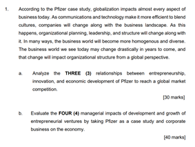 According to the Pfer case study, globalization