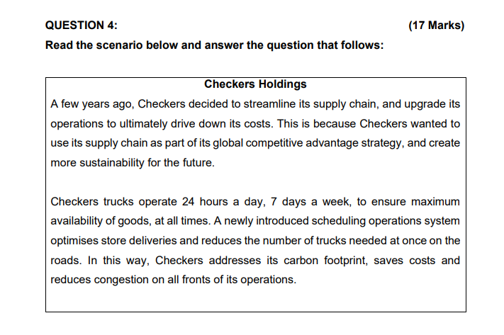 Please help. Read the scenario below and answer