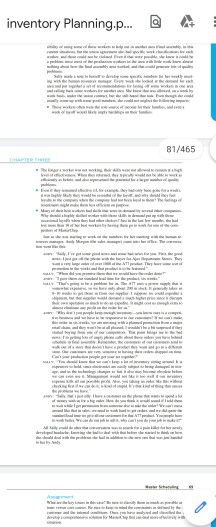 inventory planning and control 3.2 CASE STUDY 3.2