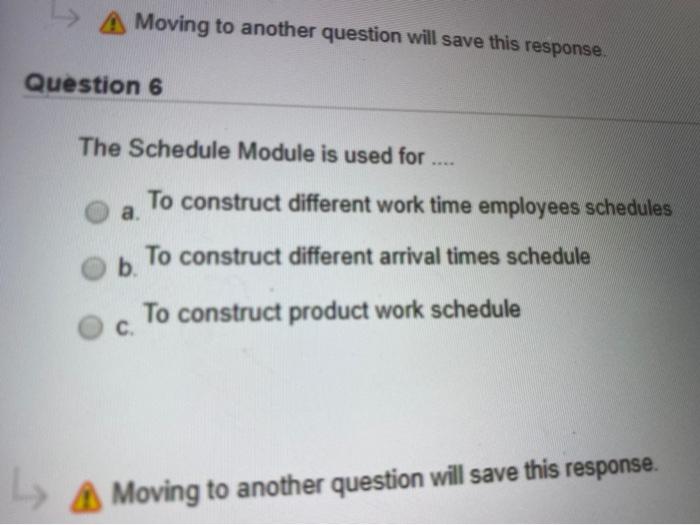 A Moving to another question will save this