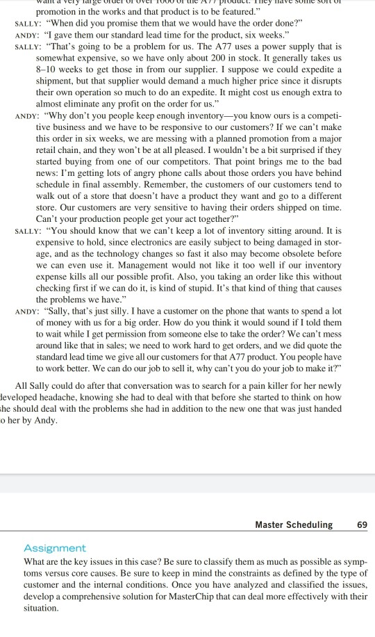 inventory planning and control 3.2 CASE STUDY 3.2