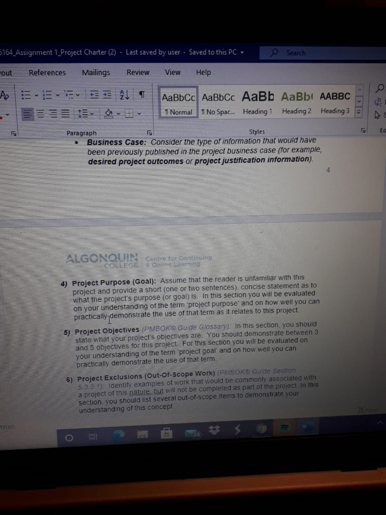 Assignment In this assignment, start the process