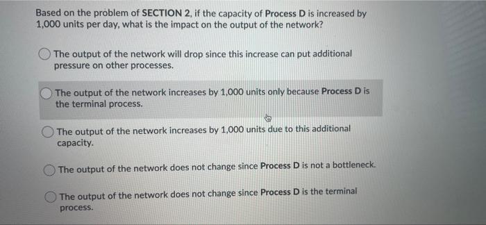 Consider the following distribution network. The