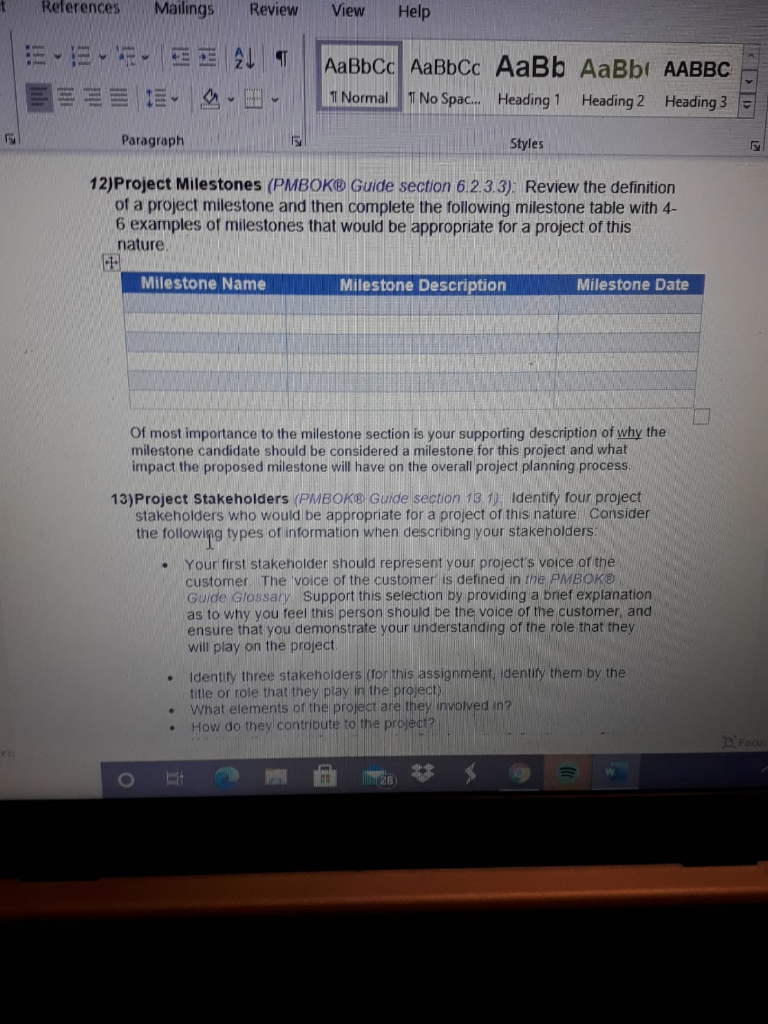 Assignment In this assignment, start the process