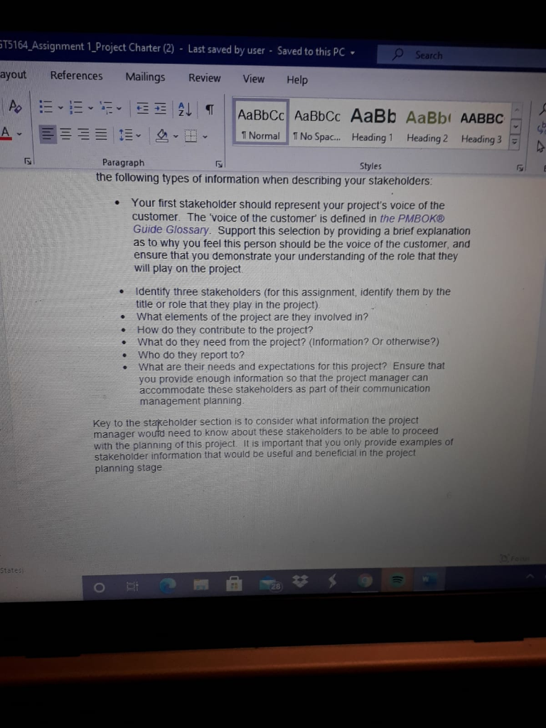 Assignment In this assignment, start the process