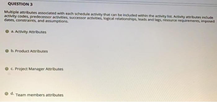 QUESTION 2 Primary refers to the principles that