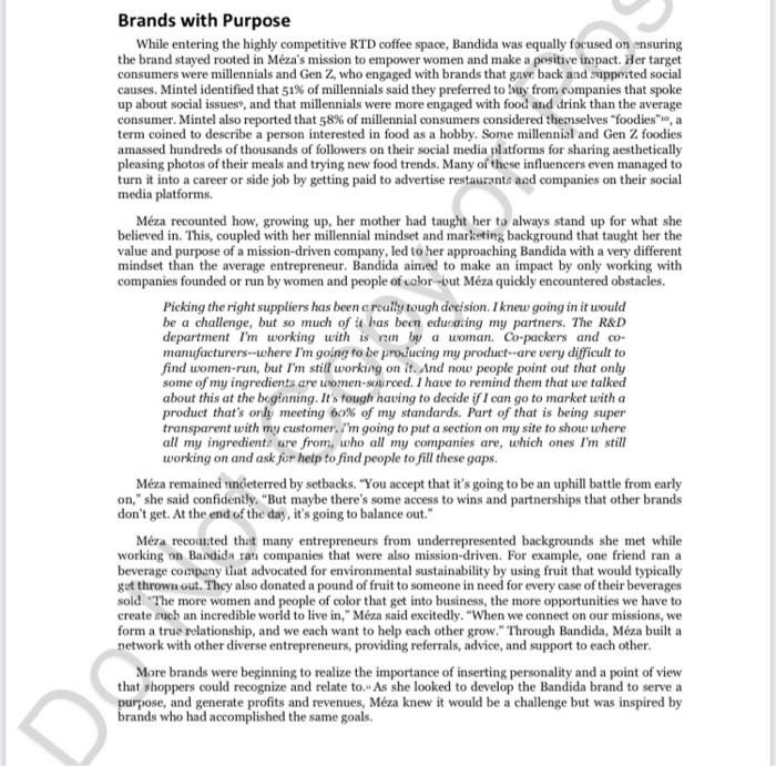 Read the case study and answer asap: How does the