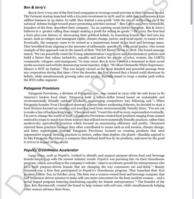 Read the case study and answer asap: How does the