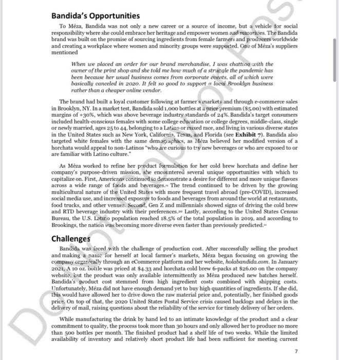 Read the case study and answer asap: How does the