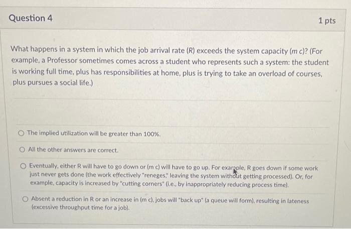 Q4 will upvote if correct thanks What happens in