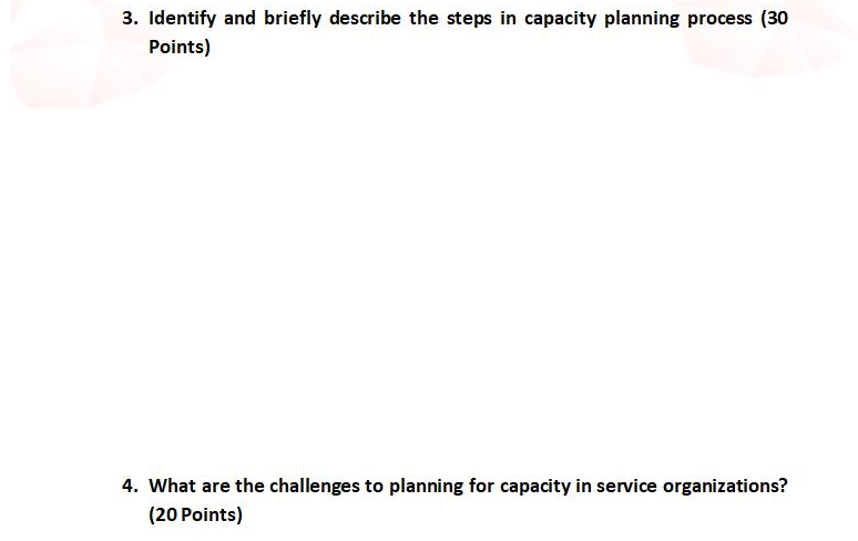 1. A medical facility has a design capacity of