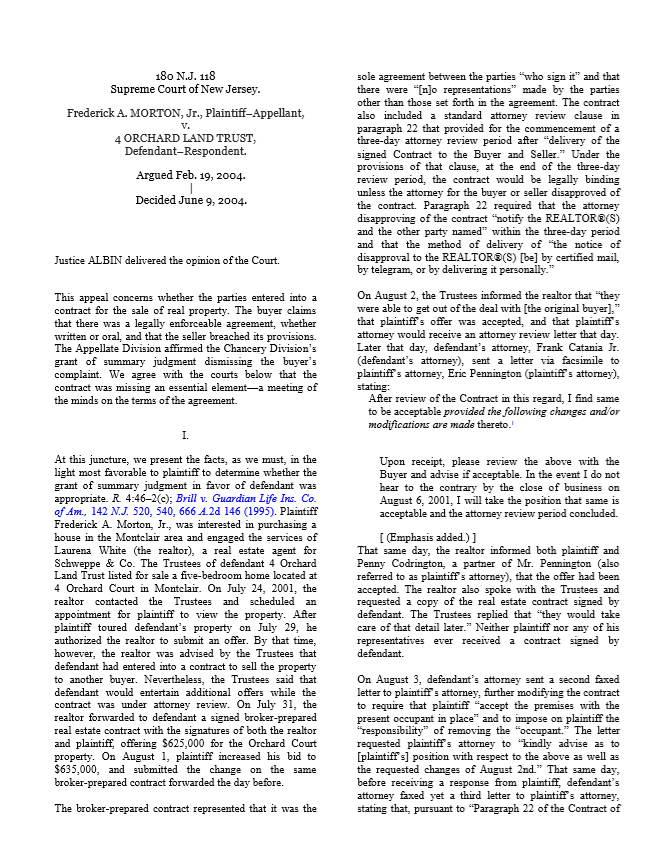 Can I get a case briefing on this case: Frederick