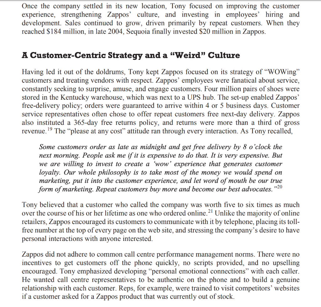 One paragraph for each question. Would you want