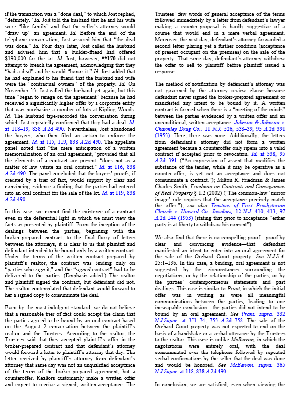 Can I get a case briefing on this case: Frederick