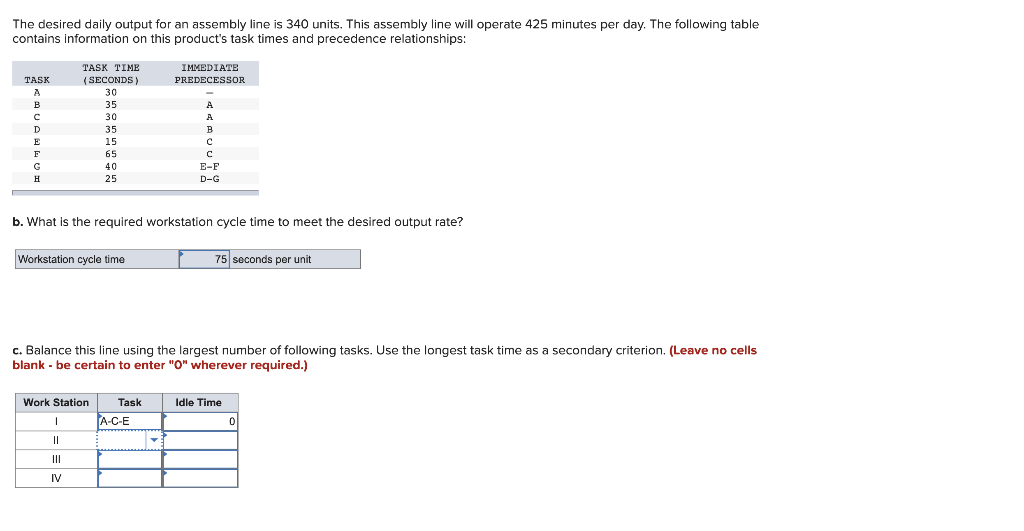 For Option C: the only task options are: F E-G B