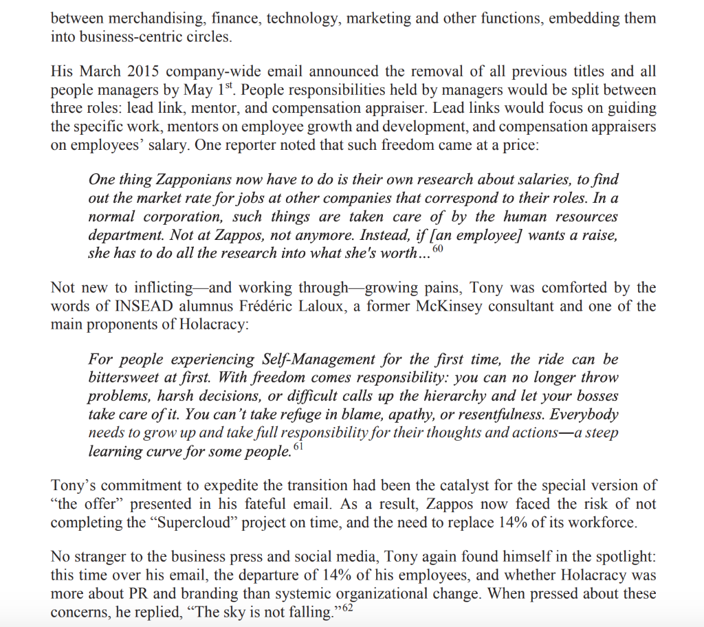 One paragraph for each question. Would you want