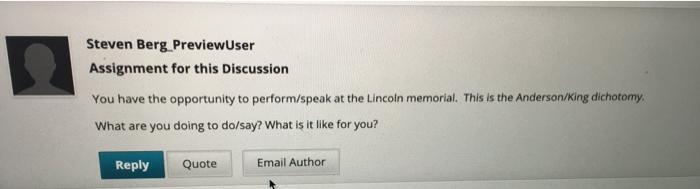 Steven Berg PreviewUser Assignment for this