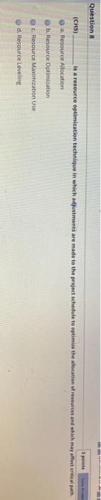 Mowing to another question will save this