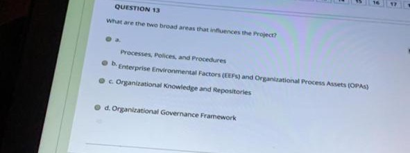 QUESTION 12 Agile scope planning is especially