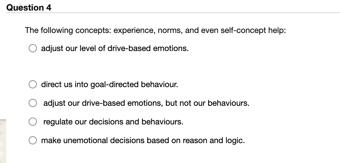 Question 5 The process by which communication