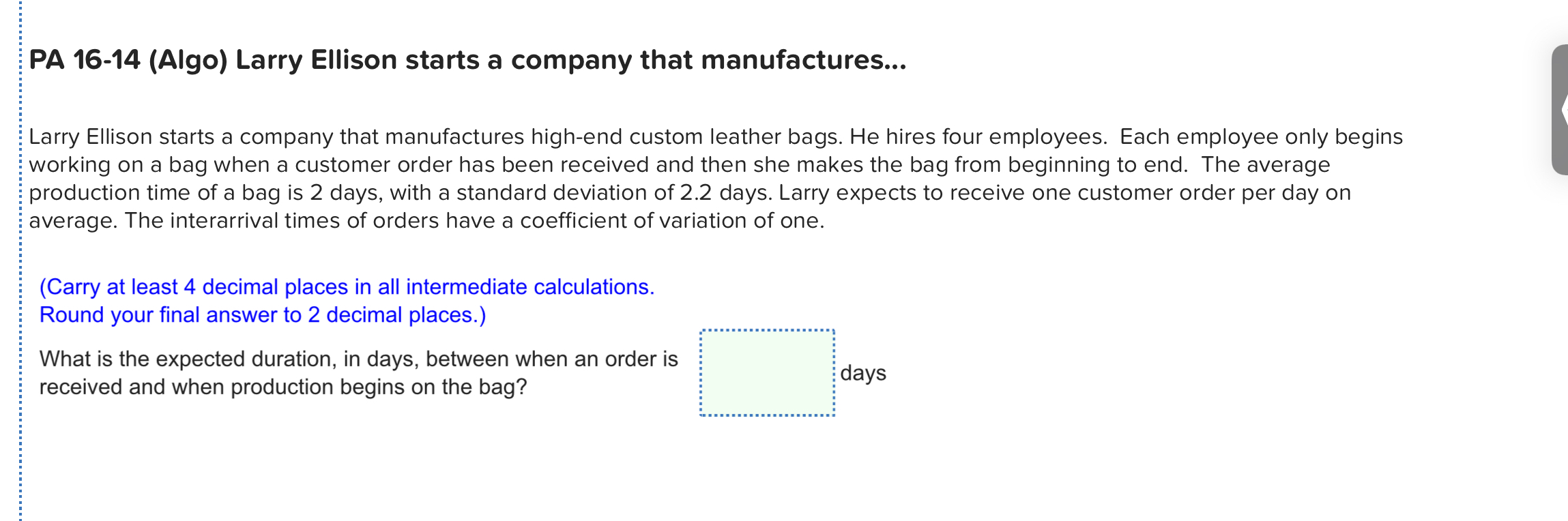PA 16-14 (Algo) Larry Ellison starts a company