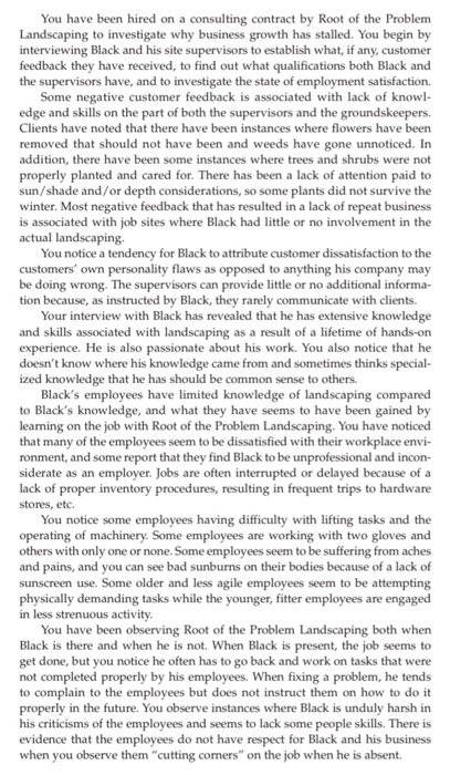 Summarise the given case study and answer the