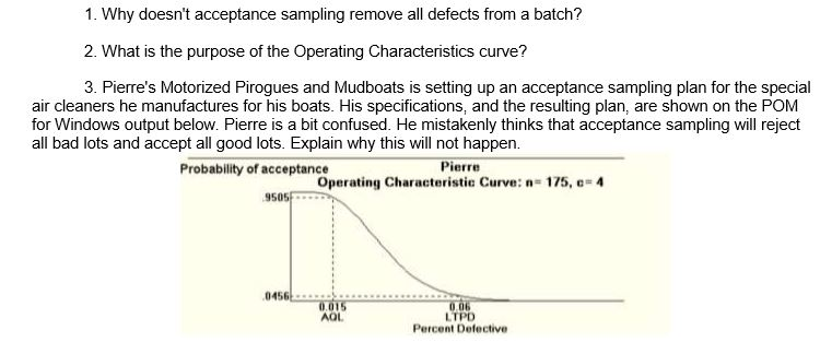 1. Why doesn't acceptance sampling remove all