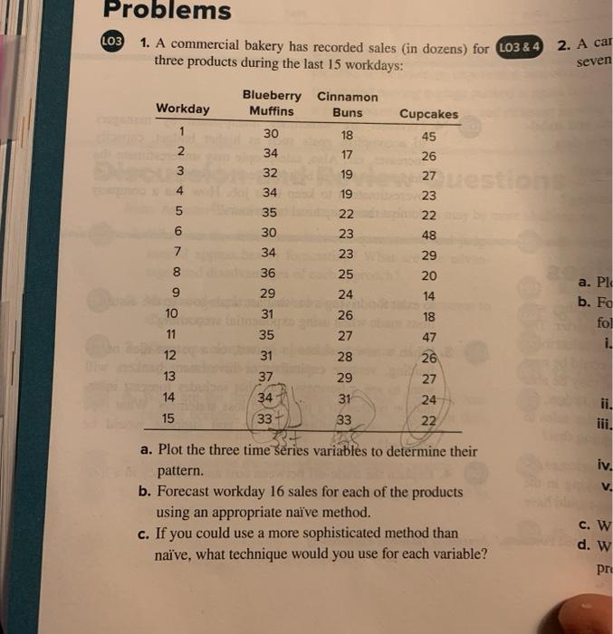 include number and formula on part b plz Problems