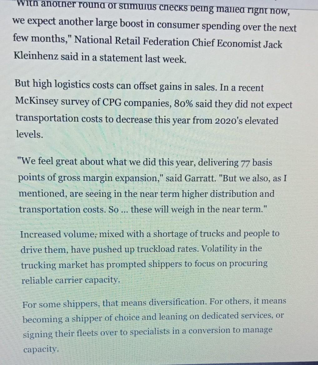 + | AV Read aloud | Draw SUPPLYCHAINDIVE BRIEF