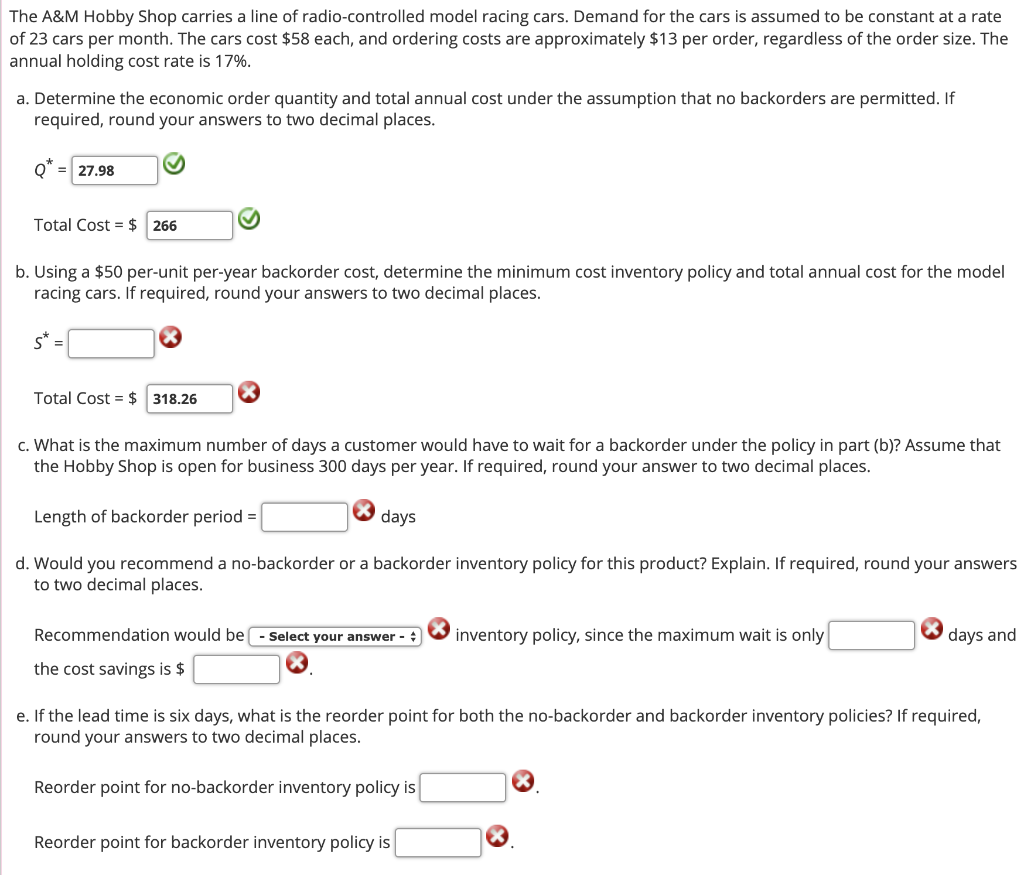 Need help with b, c, d, & e please. I do not