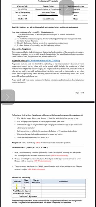 1000 word count with reference Assignment