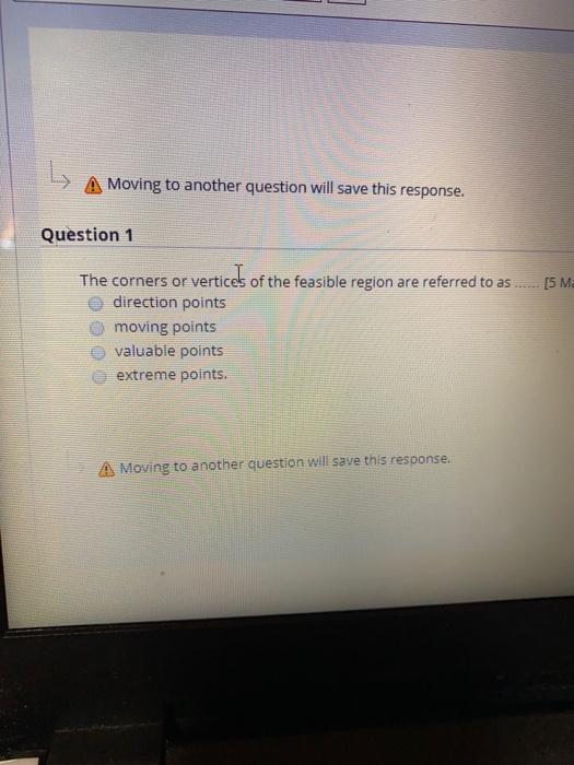 A Moving to another question will save this