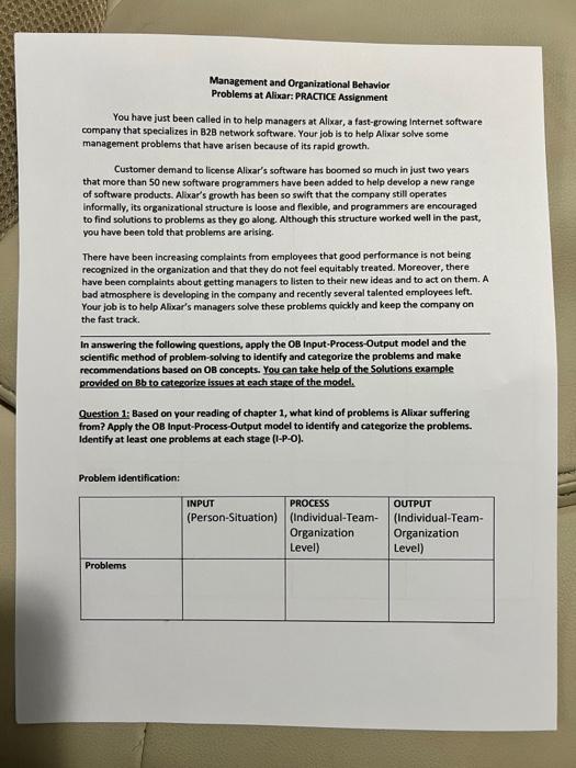 the last slide is an example Management and