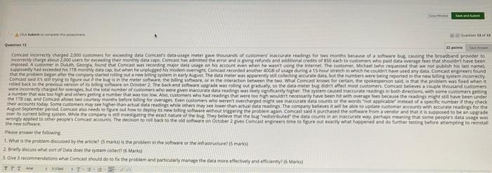 Question Comcast correctly charged 2.000 customer