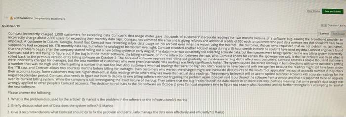 Question Comcast correctly charged 2.000 customer