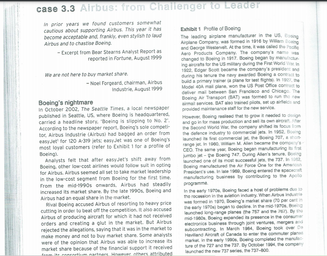 Ques 1- Discuss the nature of the competition