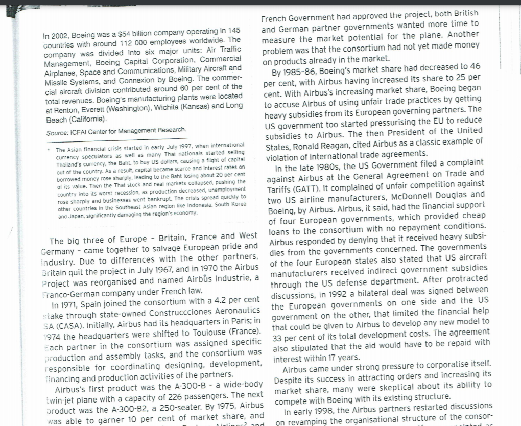Ques 1- Discuss the nature of the competition