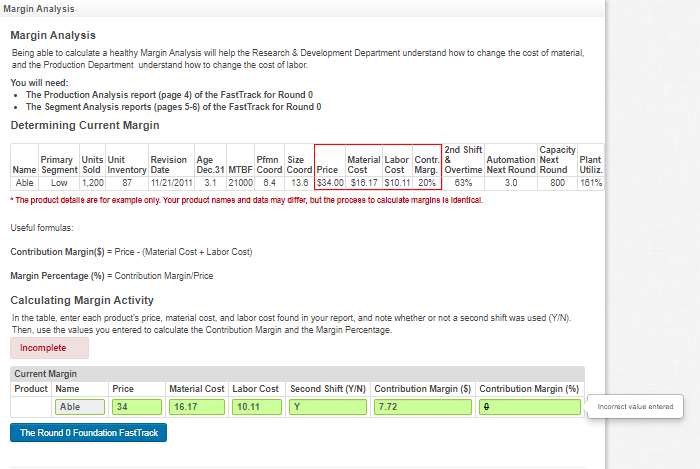 Margin Analysis Margin Analysis Being able to