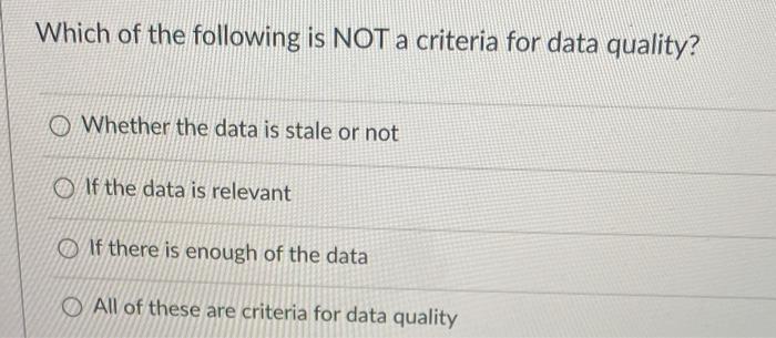 How many databases does an ERP have? O A database
