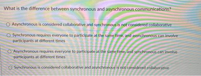 How many databases does an ERP have? O A database